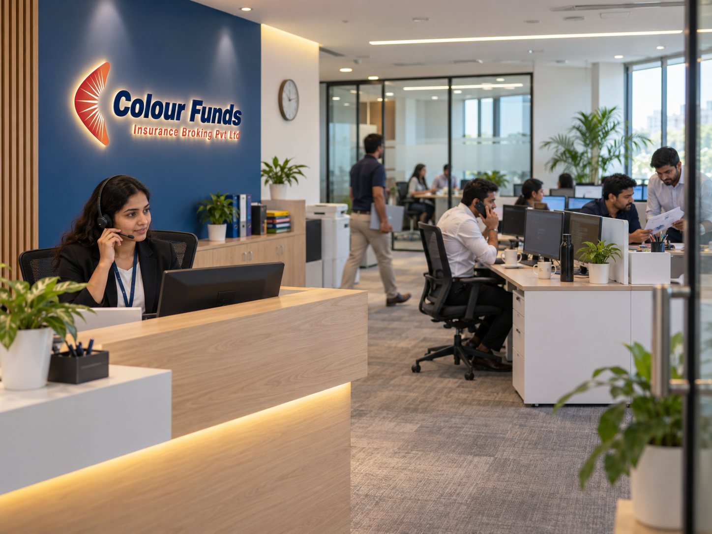 The Colour Funds team at the Erode office